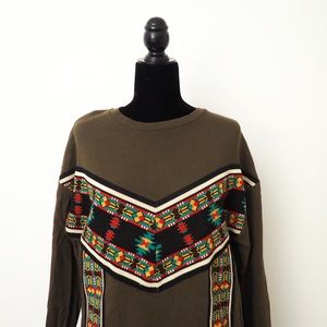ZARA Western Style Sweater